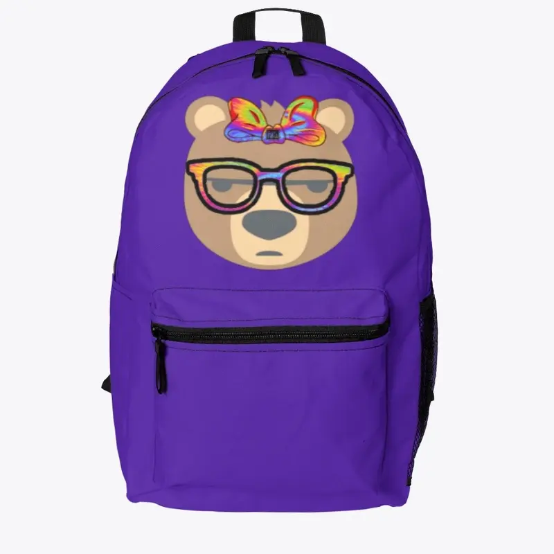 Tie dye beary bag